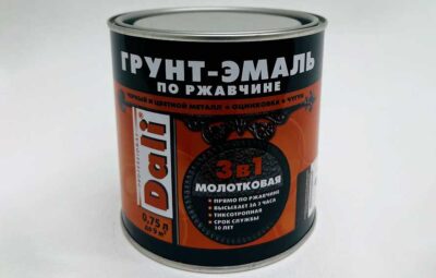 Грунт-эмаль по ржавчине 3в1 Dali молотковая