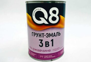 Грунт-эмаль Formula Q8 3в1